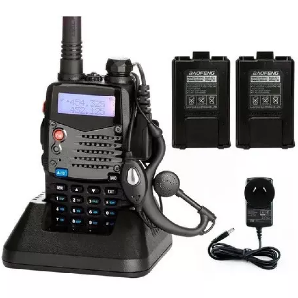 Pack 2 Radio Baofeng UV5RA walkie-talkie