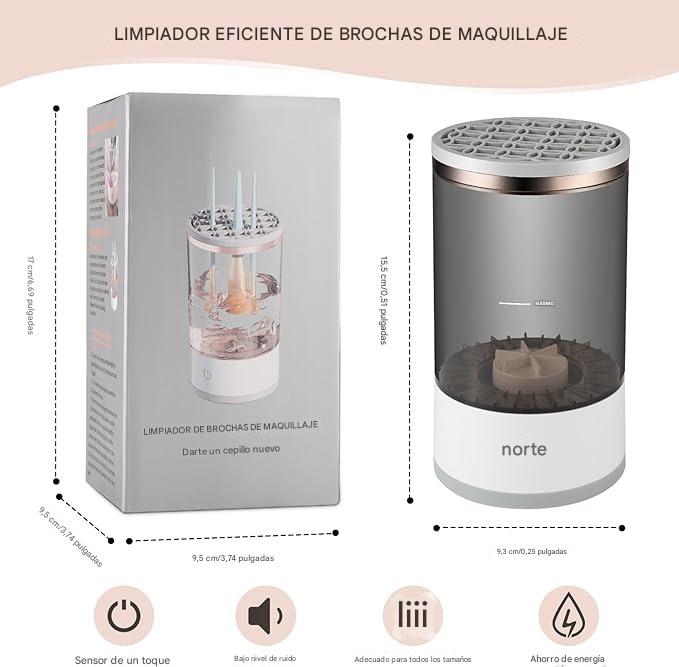 Limpiador eléctrico de brochas